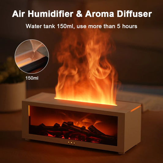 HumidiFires™ Fireplace Rectangle Bar Humidifier