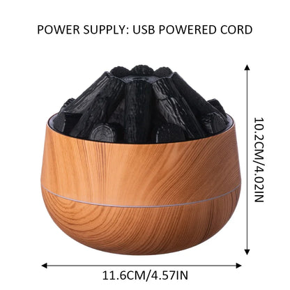 HumidiFires™ Charcoal MINI Fire Air Humidifier